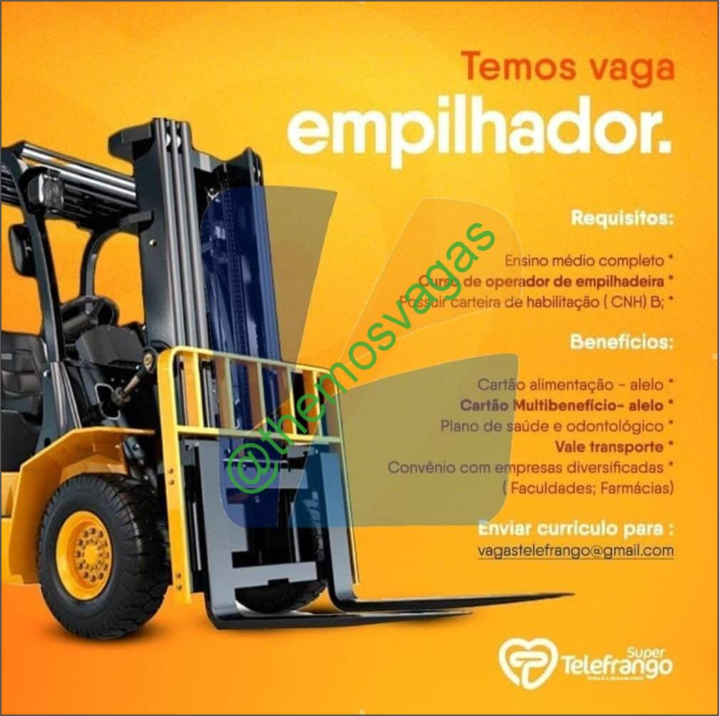 Vaga-de-emprego-para-Uberandia-Empilhadeira