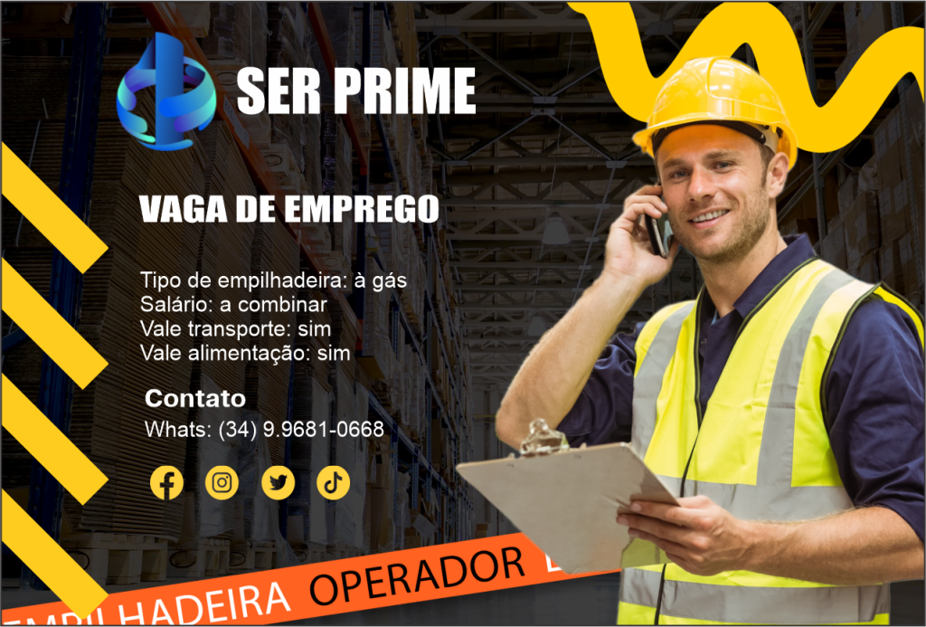 Vaga para empilhadeira em Uberlândia
