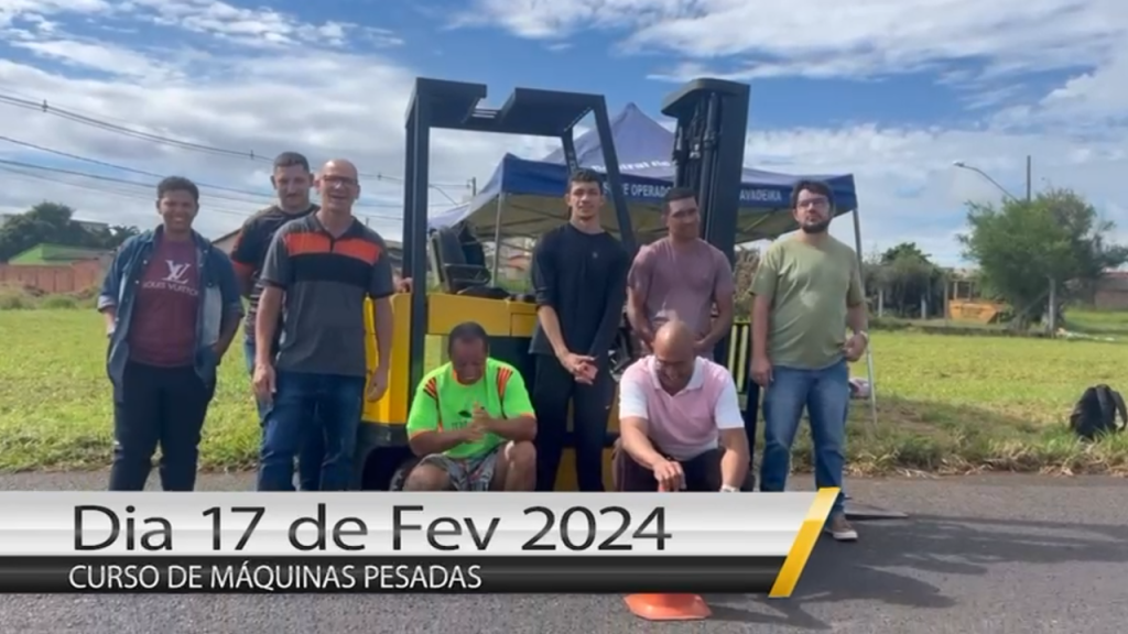 Curso para dirigir empilhadeira