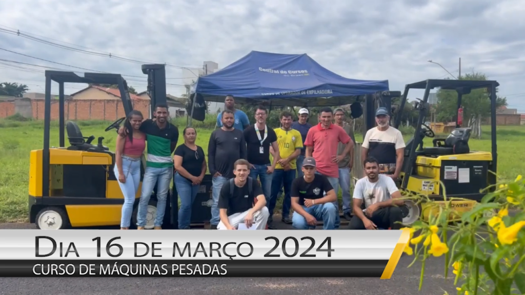 Curso CNH Empilhadeira 16 de março de 2024