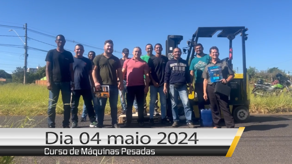 Curso CNH empilhadeira 04 de maio de 2024