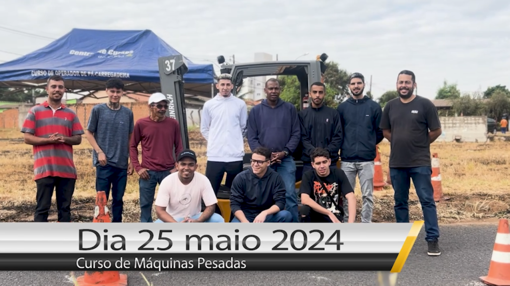 Curso CNH empilhadeira 25 de maio de 2024