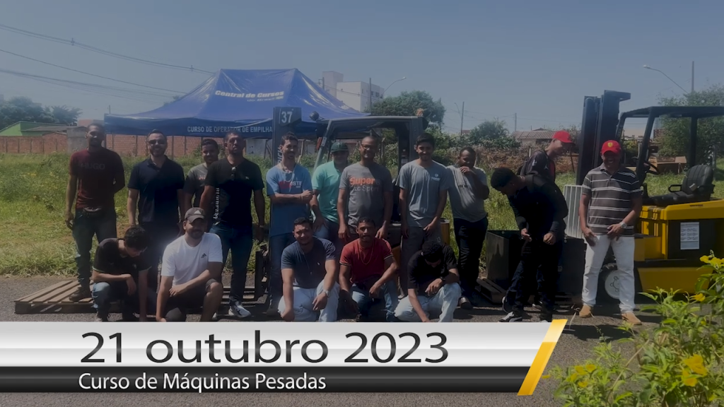 Curso de Empilhadeira - Dia 21 de outubro de 2023