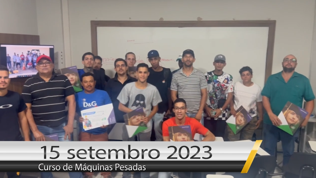 Curso de empilhadeira em Uberlândia dia 15 de setembro de 2023