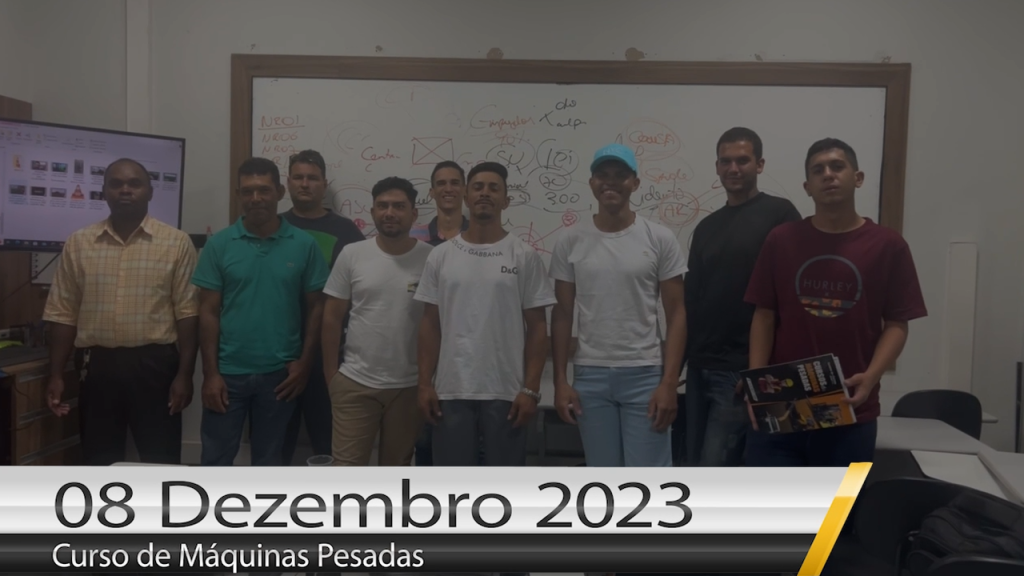 Curso de operador de empilhadeira - Dia 08 de dezembro de 2023