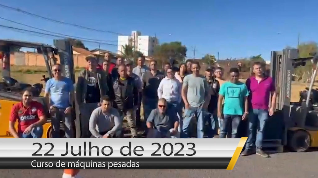 Curso de operador de empilhadeira - Dia 22 de julho de 2023
