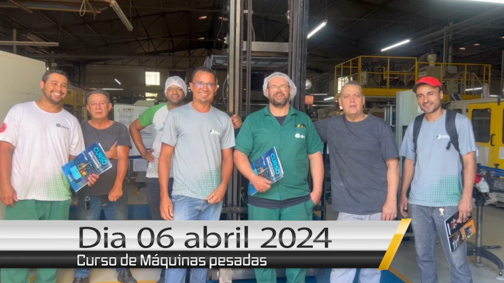 Curso de reciclagem de operador de empilhadeira - Empresa REPET Uberlândia