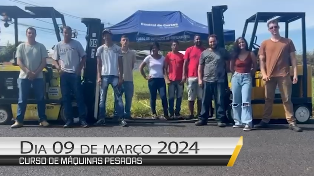 Curso para dirigir empilhadeira 09 de março de 2024