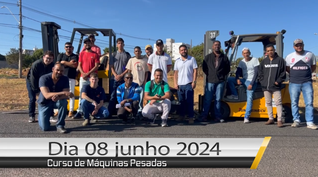Curso para empilhadeira 08 de junho de 2024