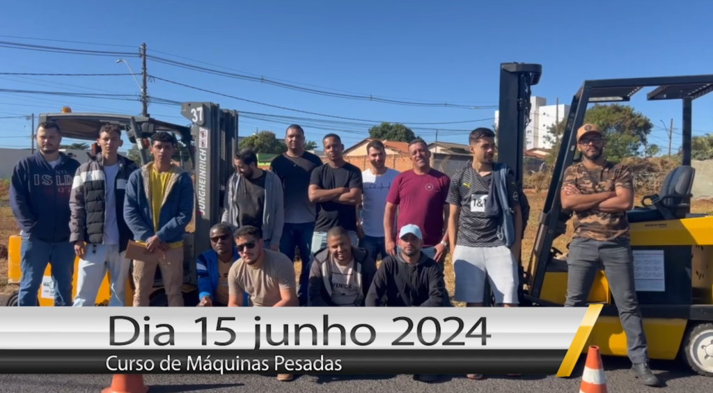 Curso para empilhadeira 15 de junho de 2024
