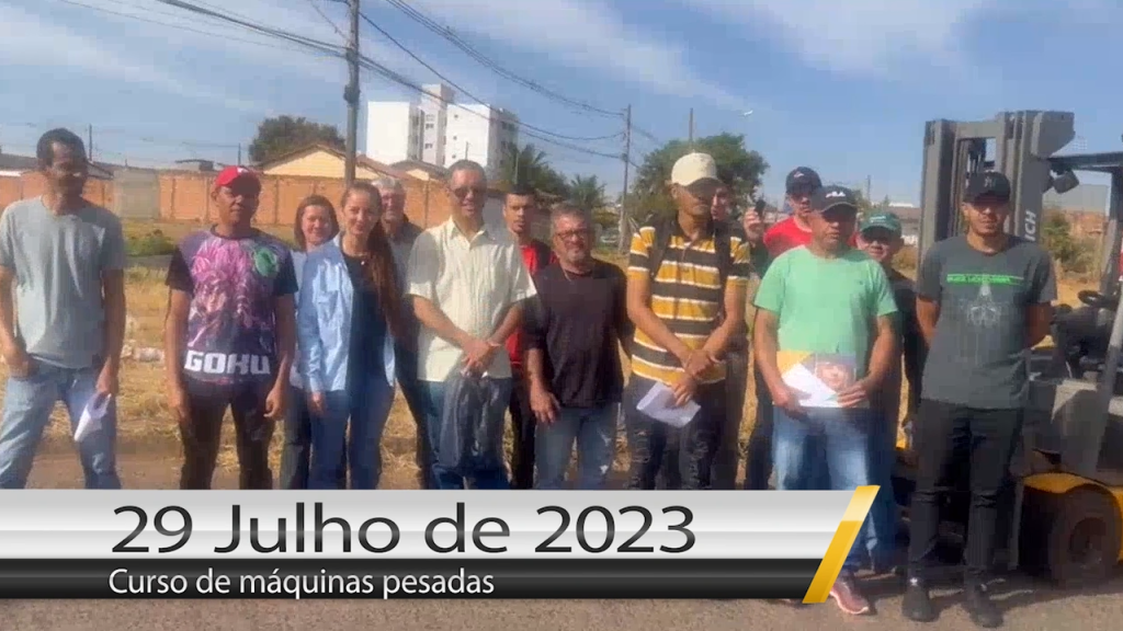 Empilhadeira curso em Uberlândia 29 de julho de 2023
