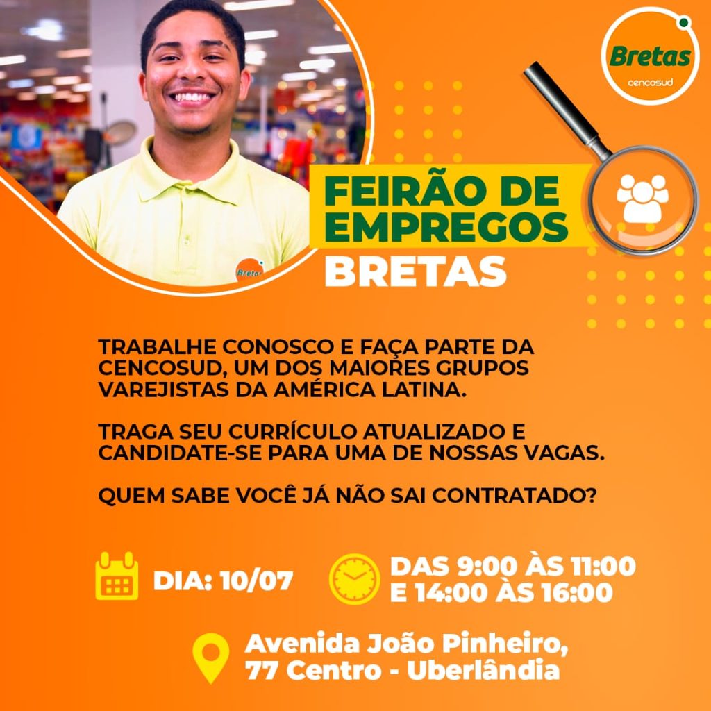 Emprego Bretas Uberlândia