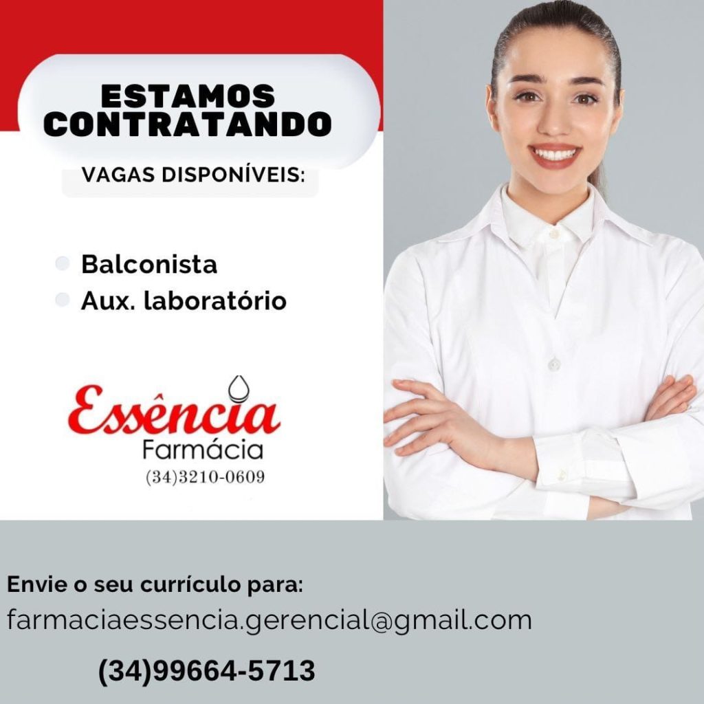 Emprego Uberlândia Farmácia