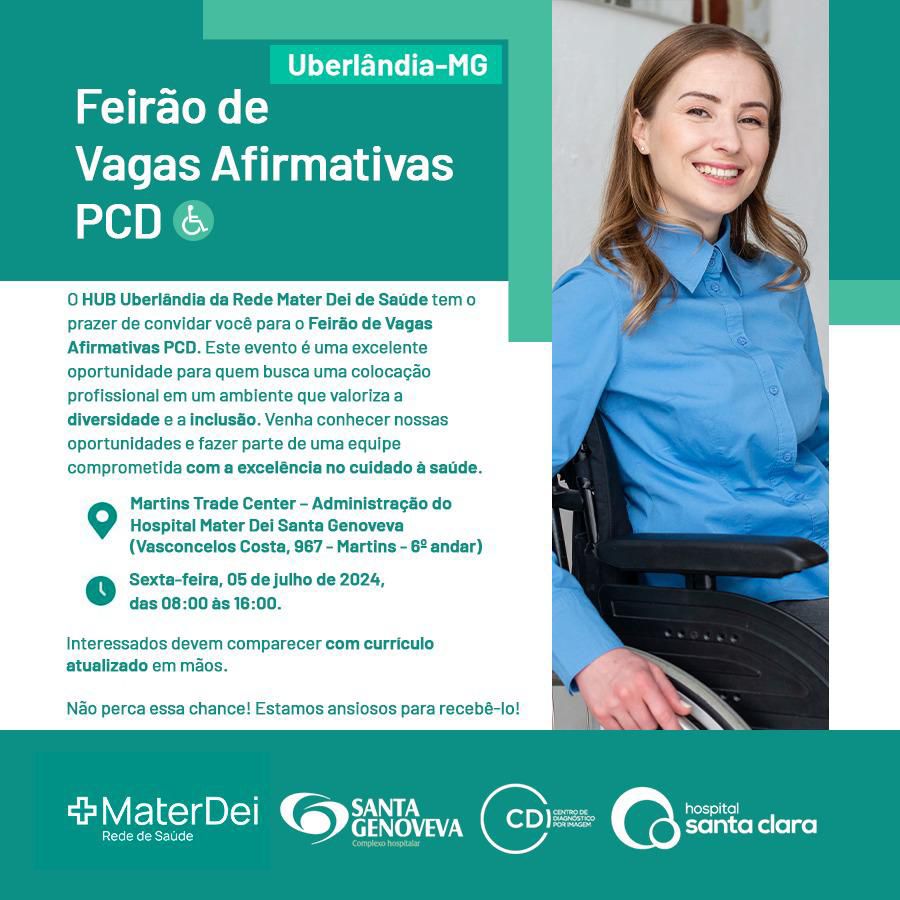 Emprego Uberlândia vagas alternativas