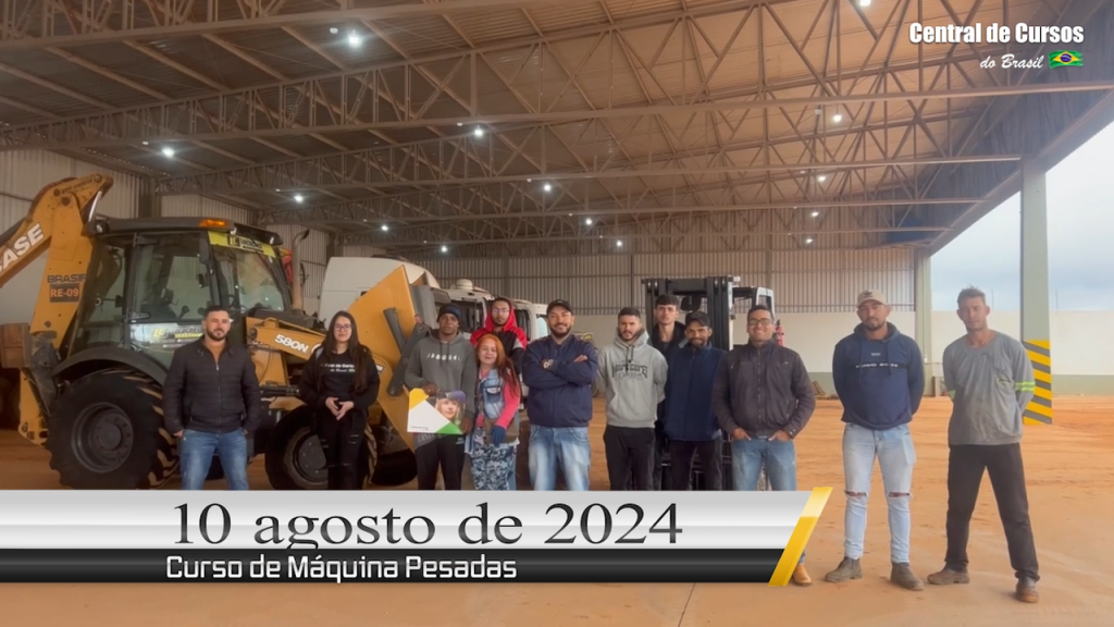 Curso de operador de Empilhadeira - dia 10 de agosto de 2024 - Araguari