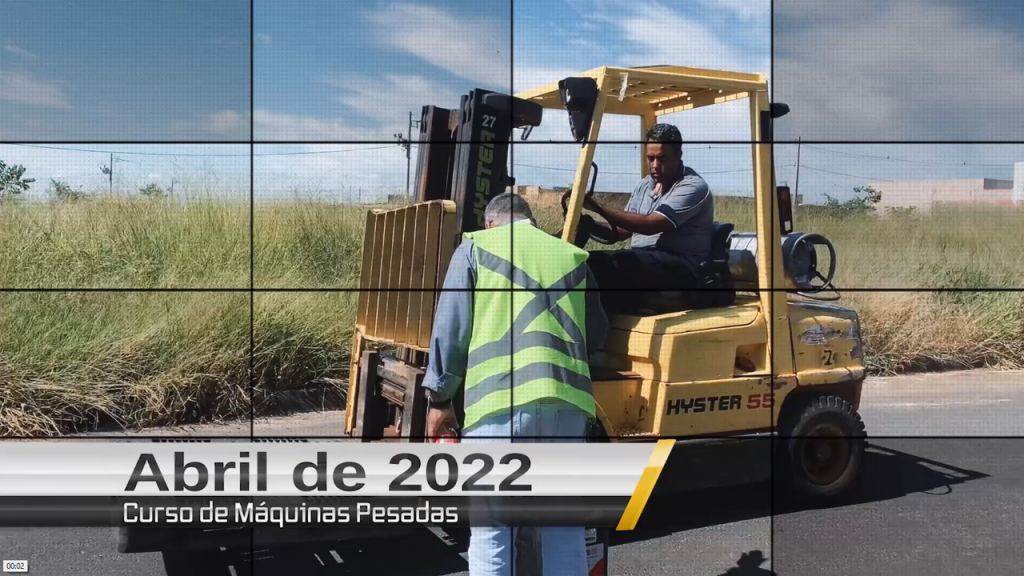Curso de empilhadeira - abril de 2022