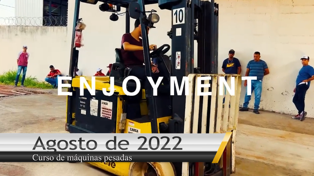 Agosto de 2022 - Curso empilhadeira