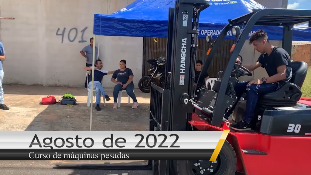 Curso de empilhadeira - Agosto de 2022