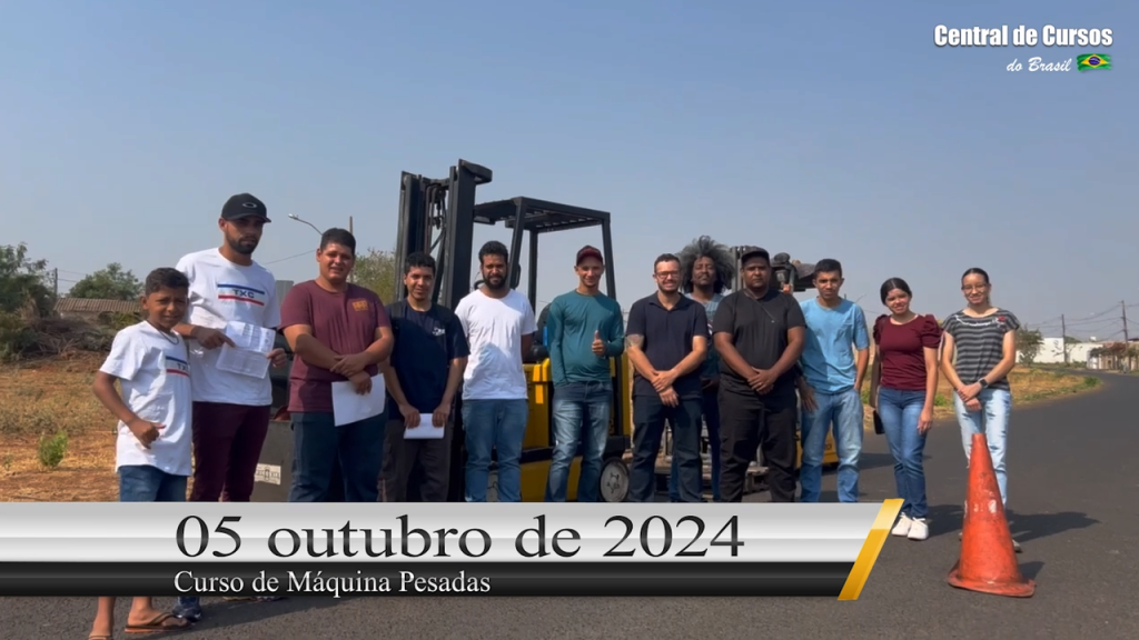 Curso de operador de empilhadeira 2024