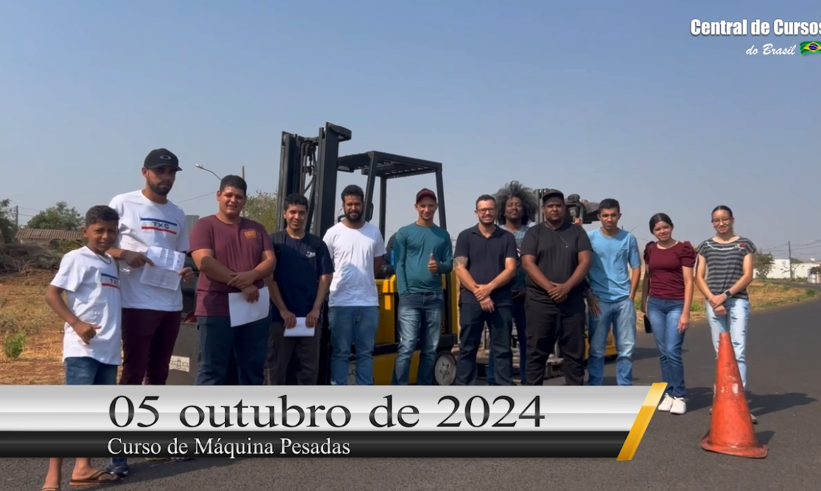 Curso de operador de empilhadeira 2024