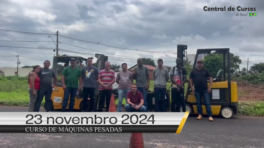 Curso de empilhadeira - Dia 23 de dezembro de 2024