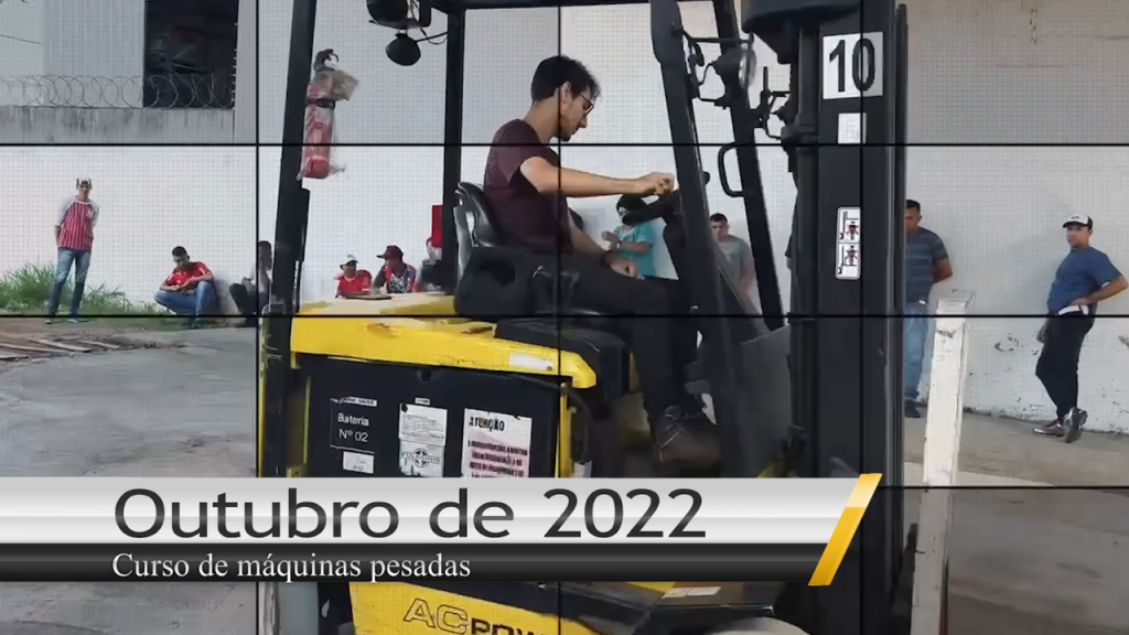 Curso de empilhadeira - Outubro de 2022