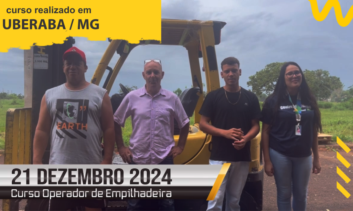 Curso de operador de empilhadeira em Uberaba