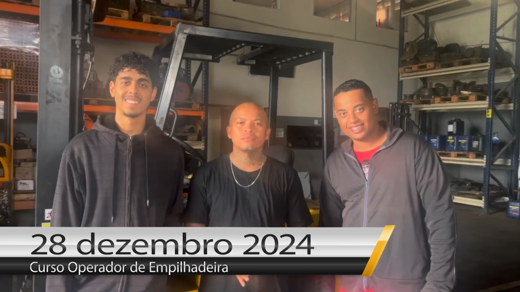 Curso de empilhadeira - Dia 28 de dezembro de 2024