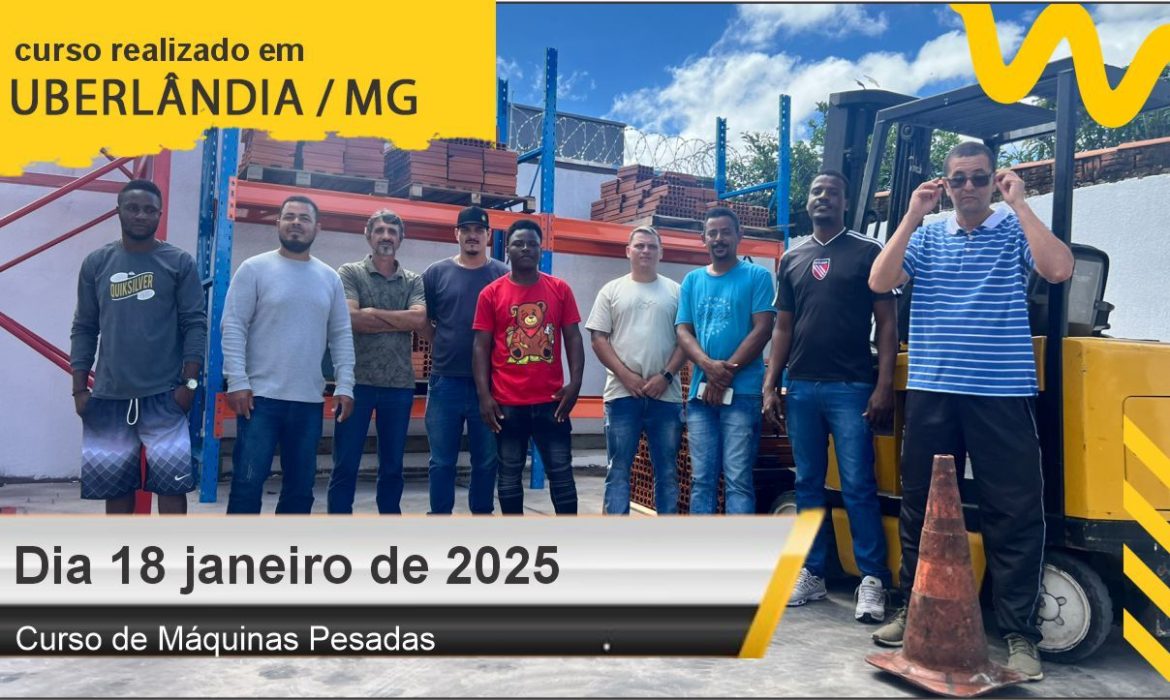 Curso de operador de empilhadeira CNH