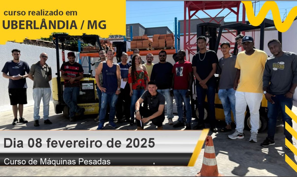Curso de empilhadeira - Dai 08 de fevereiro de 2025