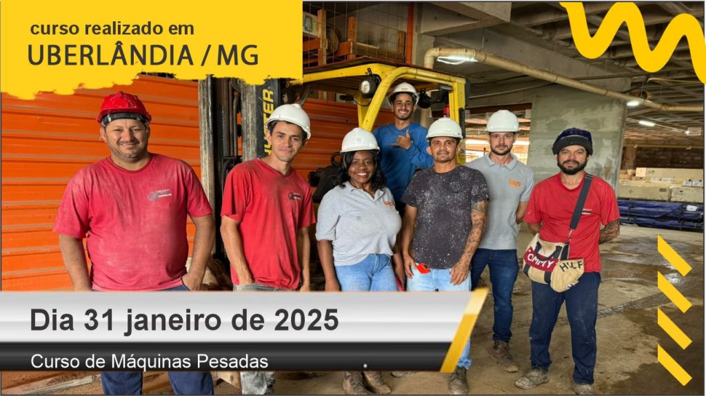 Curso de empilhadeira empresa Build Uberlândia