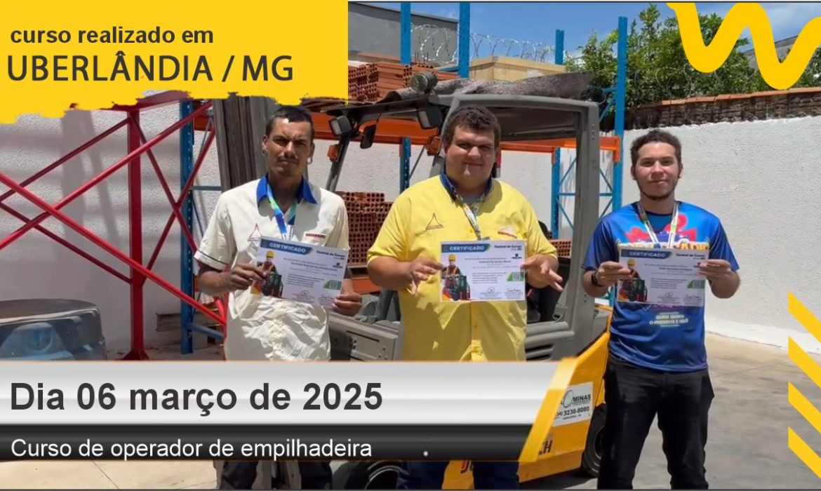 Curso de empilhadeira - Uberlândia - Bahamas