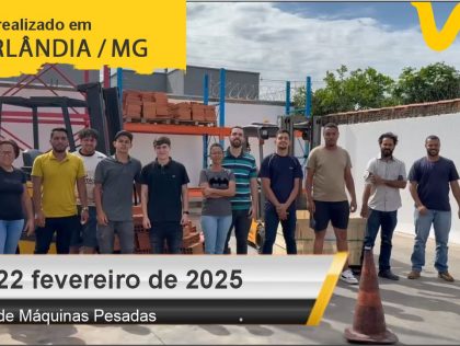 Curso de operador de empilhadeira - Dia 22 de março