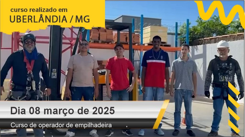 Curso empilhadeira em Uberlândia