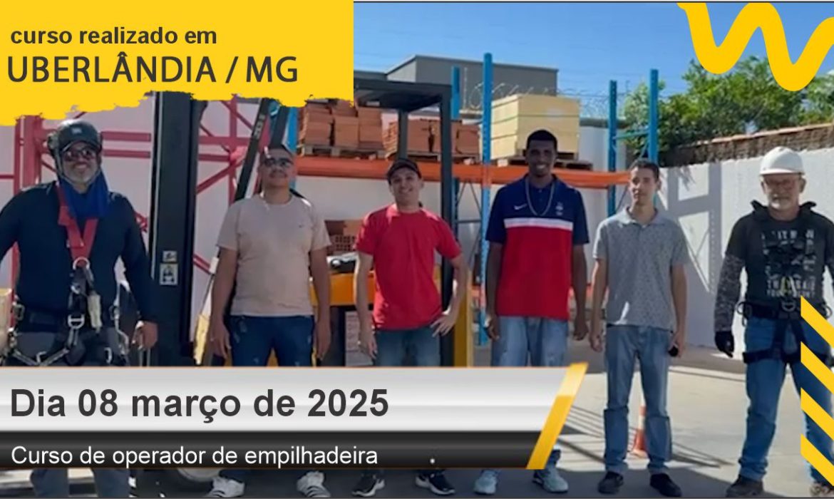 Curso empilhadeira em Uberlândia