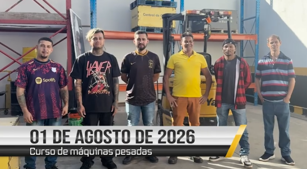 Curso de empilhadeira - 01 de agosto de 2026