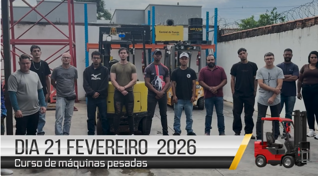 Curso de empilhadeira - 21 de fevereiro de 2026