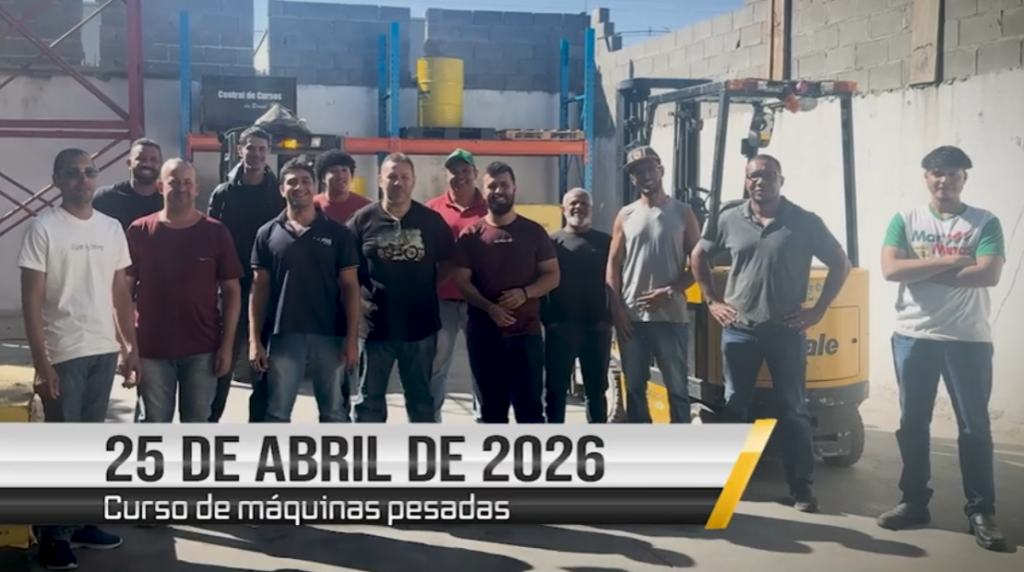 Curso de empilhadeira - 25 de abril de 2026