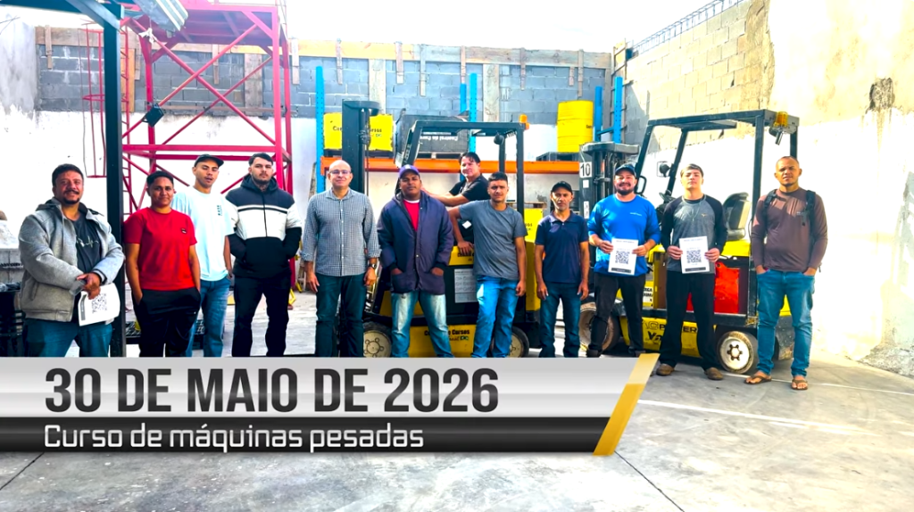 Curso de empilhadeira - 30 de maio de 2026