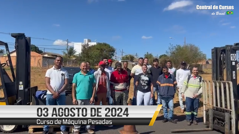 Curso Empilhadeira 03 de agosto de 2024