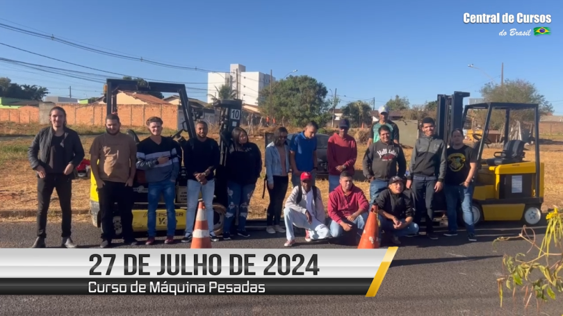 Curso Empilhadeira 27 de julho de 2024
