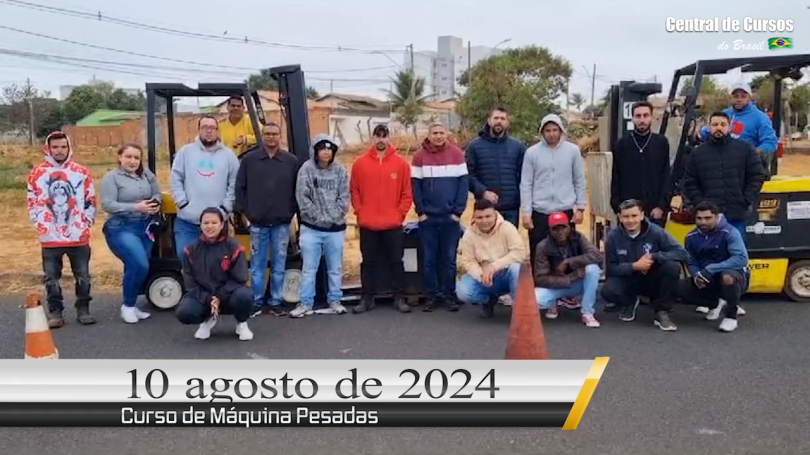 Curso de Operador de Empilhadeira - Dia 10 de agosto Uberlândia