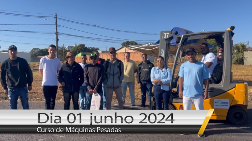 Curso de Operador de empilhadeira - Dia 01 de junho de 2024