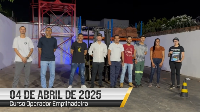 Curso de empilhadeira - 04 de abril de 2026