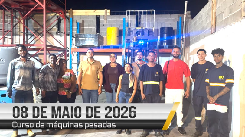 Curso de empilhadeira - 08 de maio de 2026