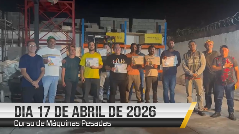 Curso de empilhadeira - 17 de abril de 2026