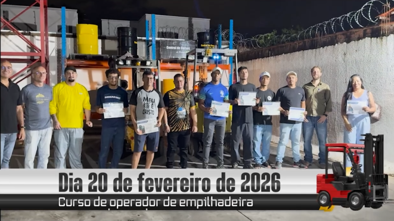 Curso de empilhadeira - 20 de fevereiro de 2026