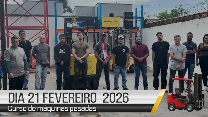 Curso de empilhadeira - 21 de fevereiro de 2026