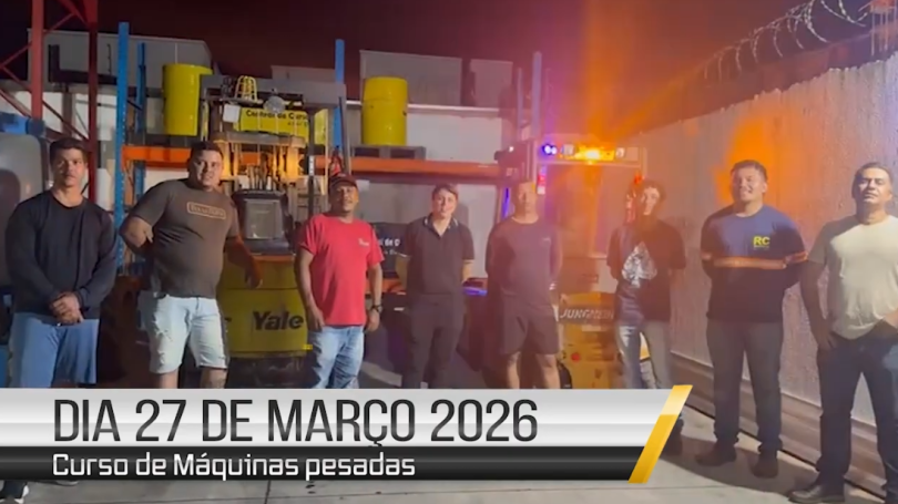 Curso de empilhadeira - 27 de março de 2026