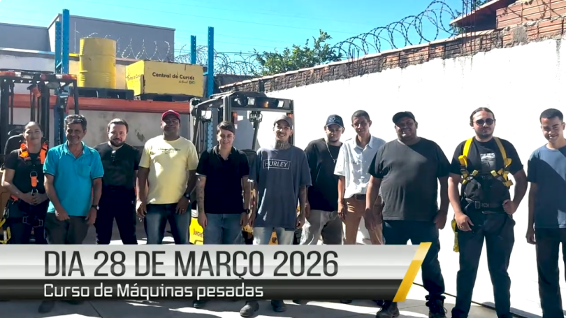 Curso de empilhadeira - 28 de março de 2026